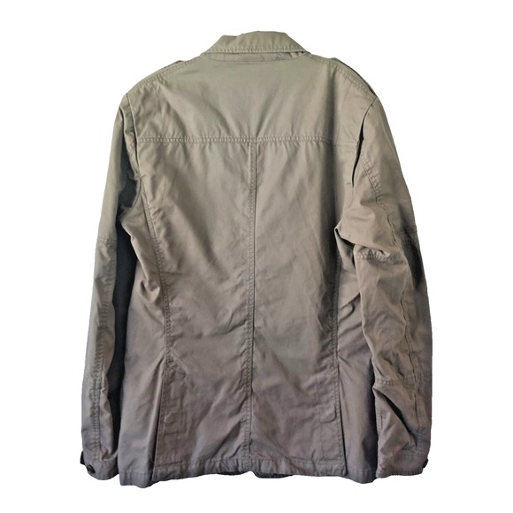 Diesel Women's Safari‎ Military Green Jacket Size Large Chest Flap Pockets - Picture 7 of 16